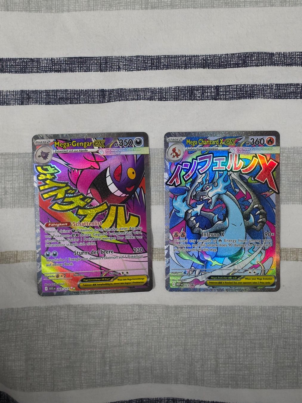 Pokémon Carte collezionabili: Mega Gengar ex 269 & Mega Charizard X ex 023 – Usato da Binningen venduto da oscark77