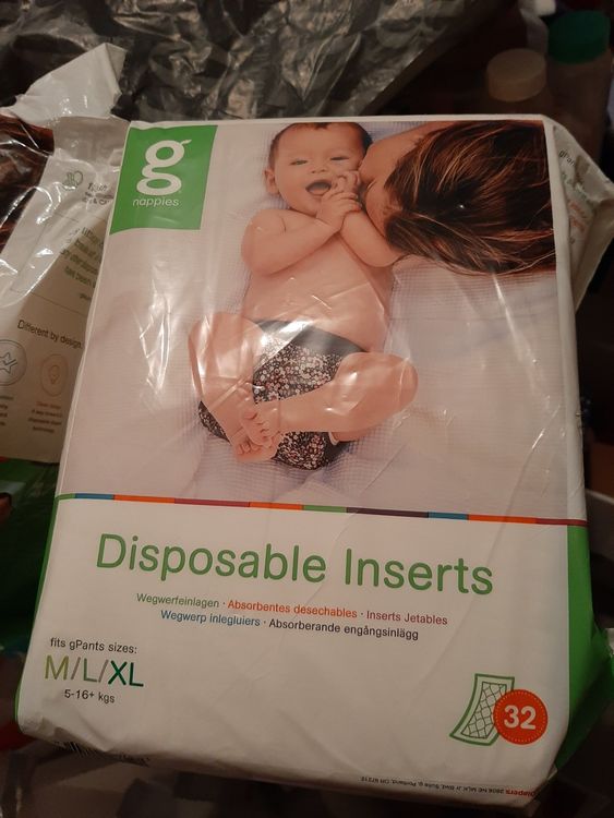 gDiapers gRefill Einwegeinlagen (2 Pack à 32 Stk)/Gr. M/L/XL | Acheter ...