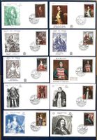 Monaco FDC - Gemälde - Persönlichkeiten