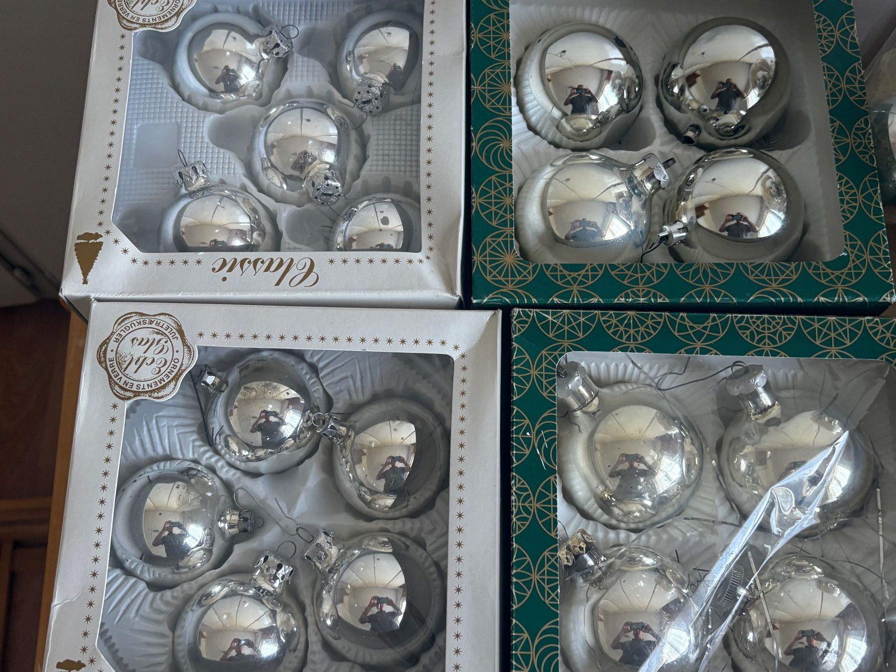 Tutte le decorazioni: Weihnachtskugeln Set Glas silberfarben diverse Grössen – Usato da Frick venduto da Rukki 1