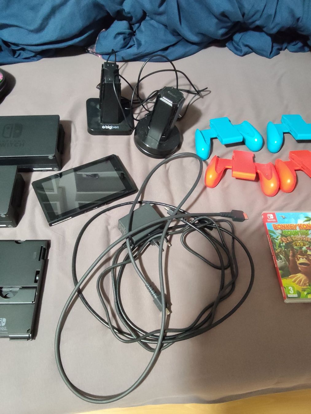 Nintendo Konsolen: Nintendo Switch Set – Gebraucht aus Buchrain von HDMI2 3