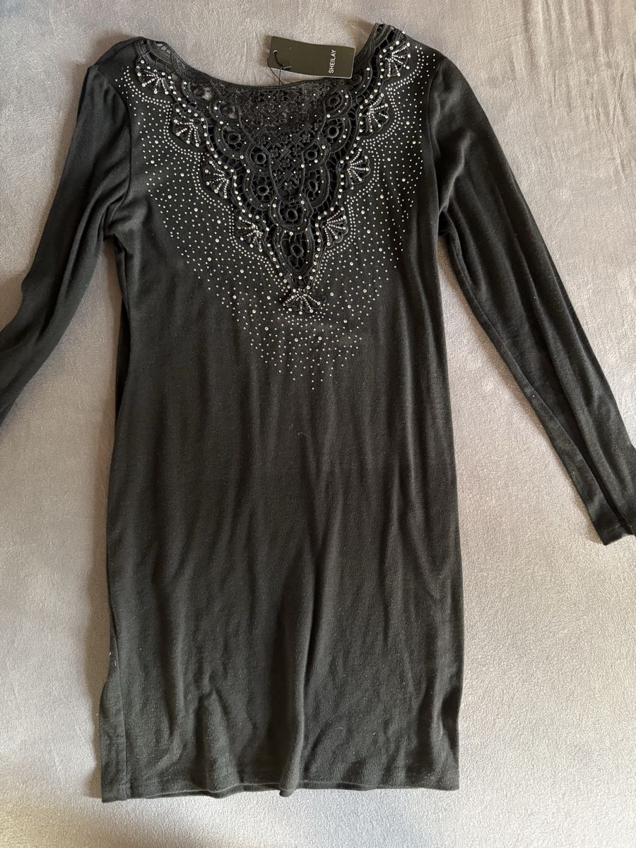 Vestiti: Baumwollkleid schwarz – Nuovo e nell'imballaggio originale da Steckborn venduto da Diana.84 1
