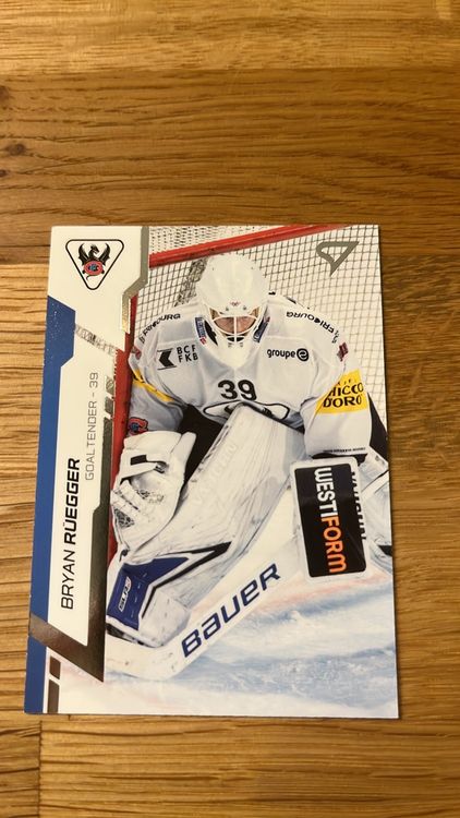Bryan Rüegger Fribourg Gottéron NL Series 1 2024/2025 (Neu (gemäss ...