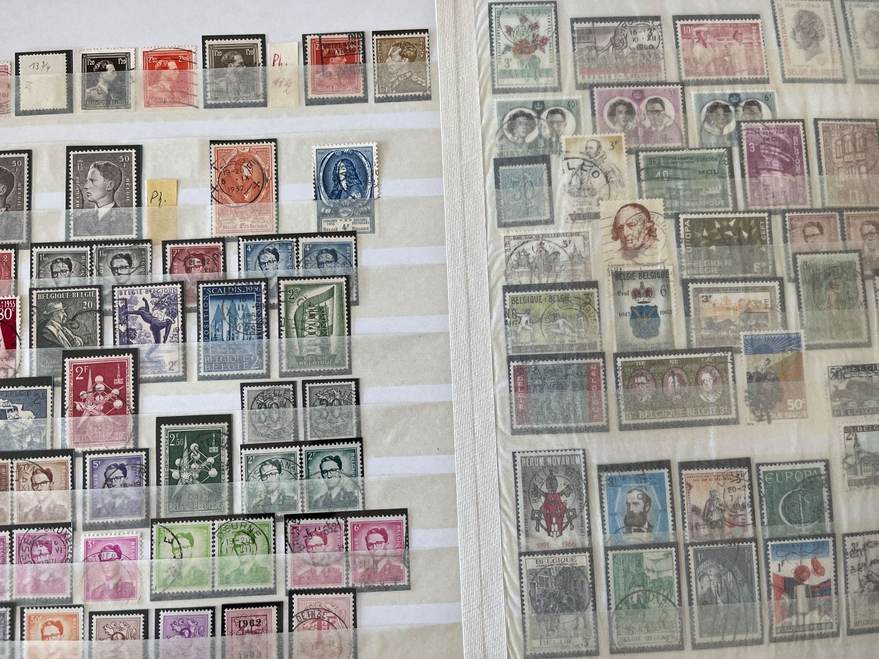 Tutti i francobolli: Briefmarken Sammlung Belgien – Usato da Stetten AG venduto da Brissago25 3