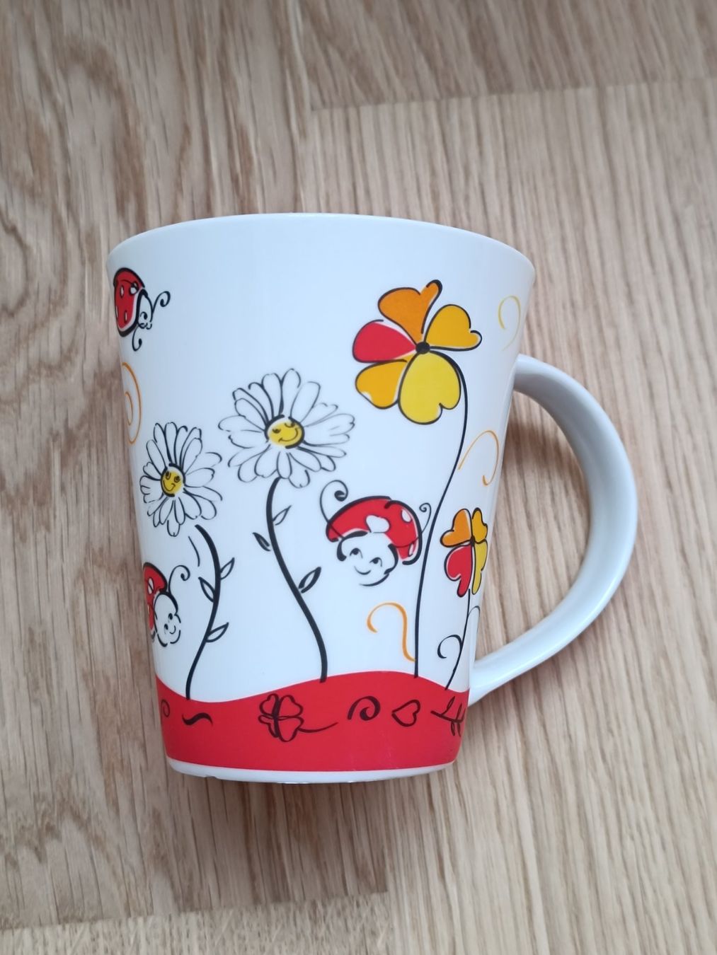 Tazze: Tasse mit Marienkäfern und Blumen – Usato da Ibach venduto da Rhv 1