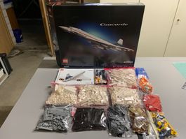 Lego Icons 10318 Airbus Concorde, 100% komplett.