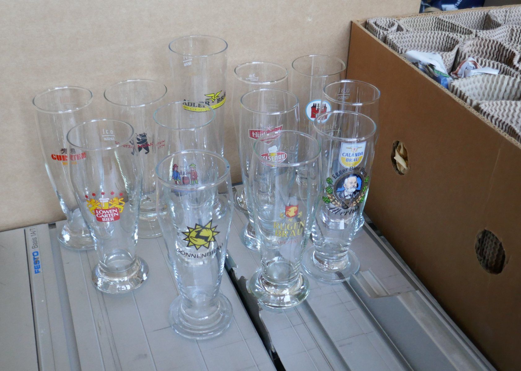 Bicchieri: Biergläser  .  29 Stangen – Usato da Zollikofen venduto da Willmac 1