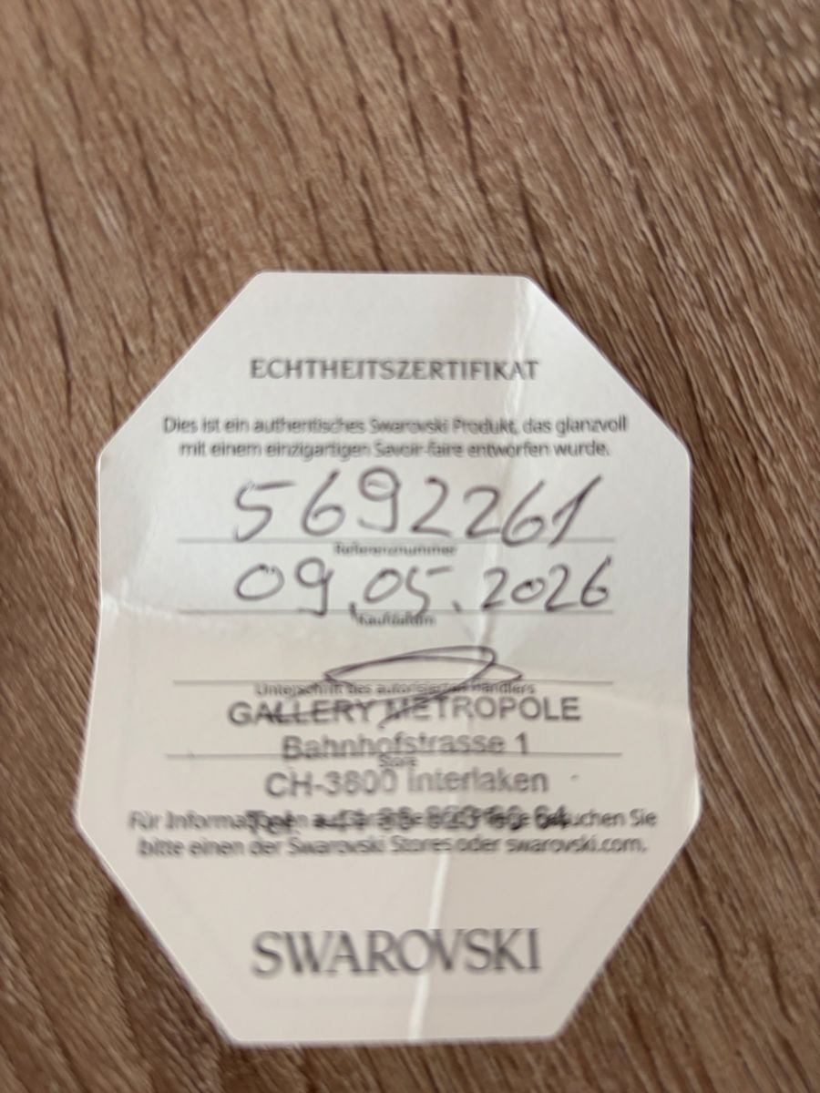 Swarovski Catenine: Swarovski Kette mit Anhänger NEU – Nuovo e nell'imballaggio originale da Hünibach venduto da Falken83 2