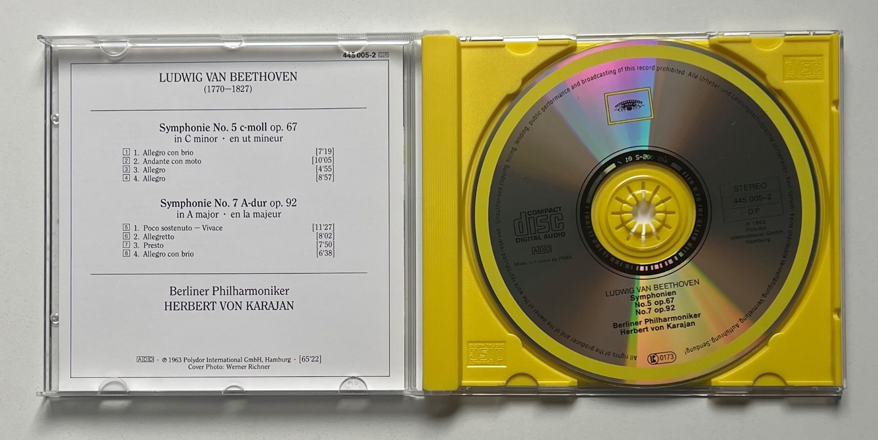 CD: Beethoven / Symphonien Nr. 5 & Nr. 7 – Usato da Näfels venduto da rottabi 2