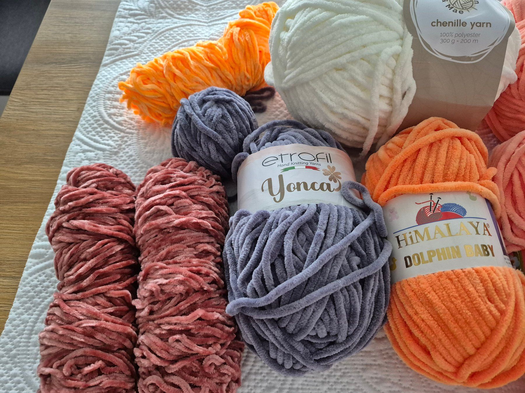 Wolle: Wolle Paket Chenille Garn viele Farben – Neu (gemäss Beschreibung) aus Lufingen von mickymouse03 4