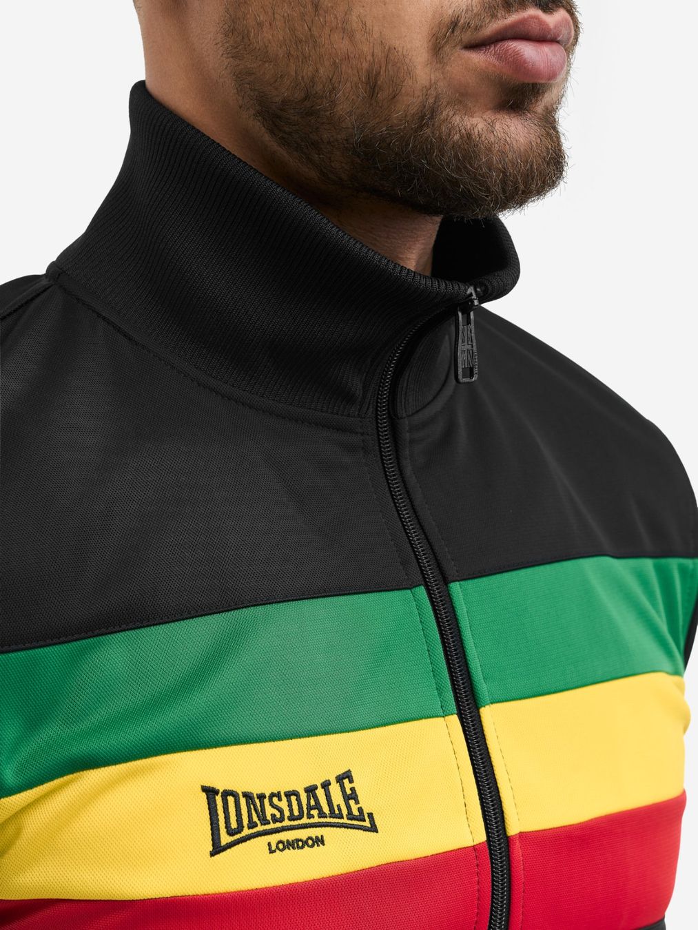 Lonsdale Giacche: Lonsdale Sounds Three Trainingsjacke Schwarz M – Nuovo e nell'imballaggio originale da Düdingen venduto da BluePalm 2