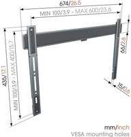 Vogels TVM 5605 TV-Wandhalterung, 100kg, 40"-100" (Garantie)