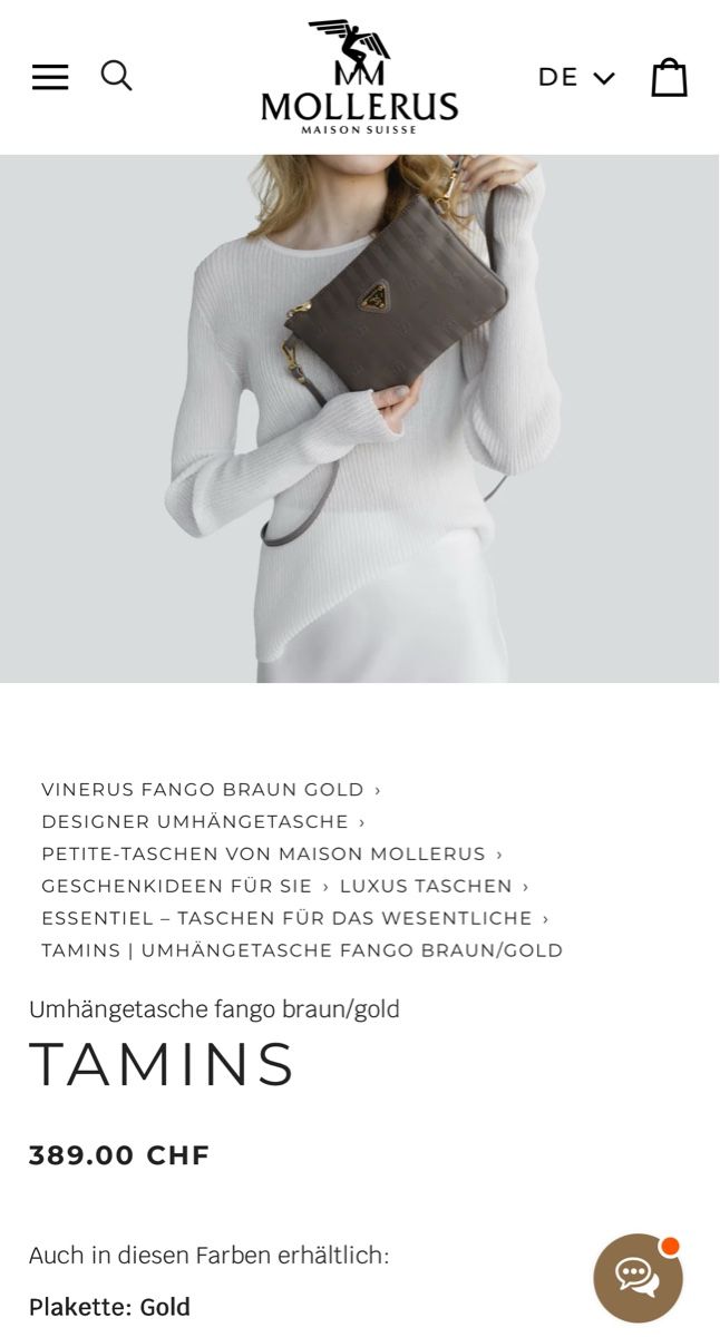 Maison Mollerus Borse da donna: Tamins Maison Mollerus Tasche NEU – Nuovo e nell'imballaggio originale da Gümligen venduto da kleiderschrankbe6 1