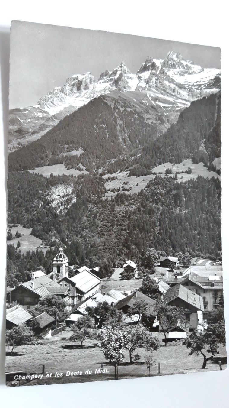 Cartoline postali: Champery et les Dents du Midi – Usato da Sargans venduto da nicsam1815