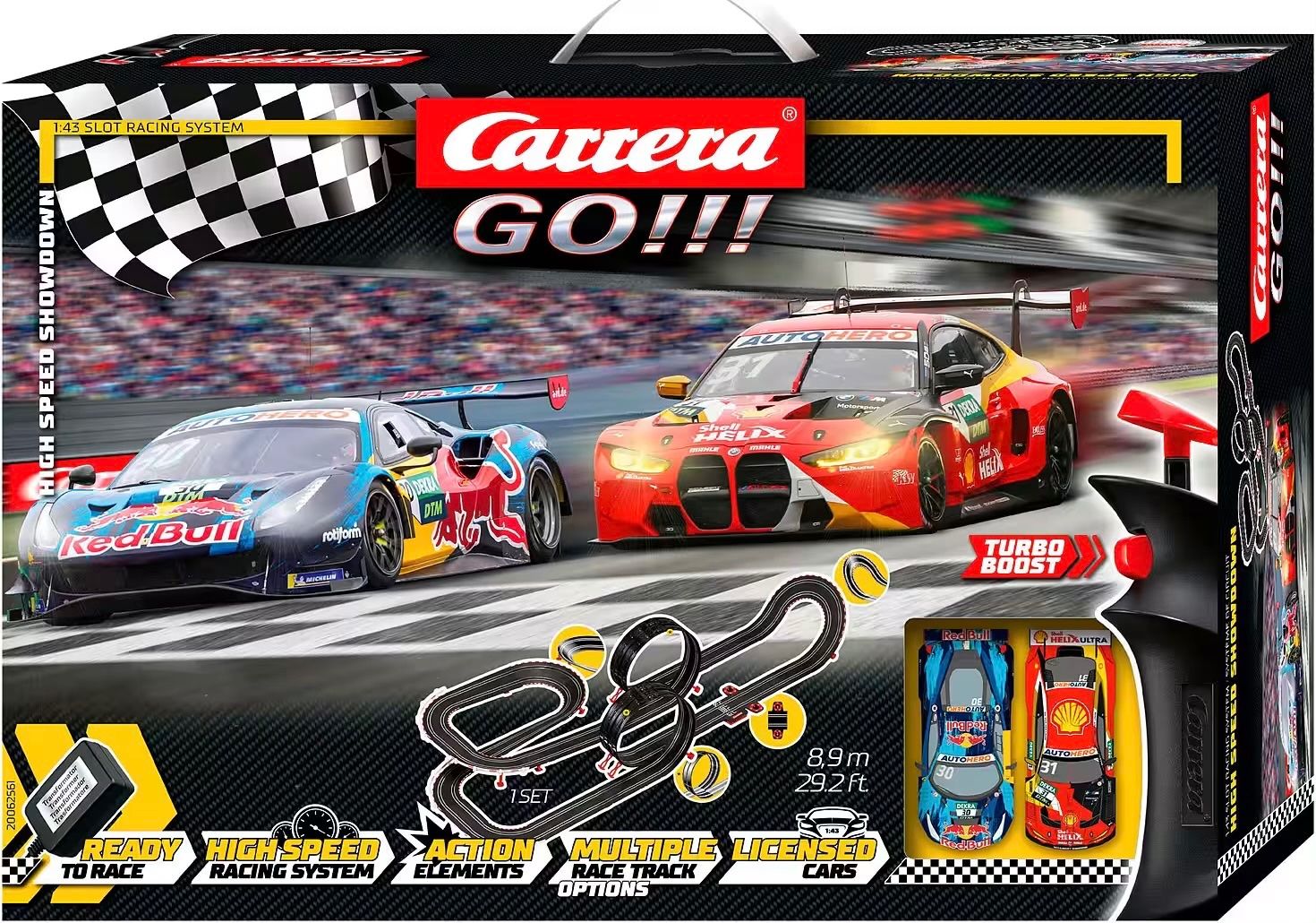 Carrera Piste: Autorennbahn Carrera GO!!! - DTM High Speed Showdown – Nuovo (secondo la descrizione) da Basel venduto da Seifehuesli