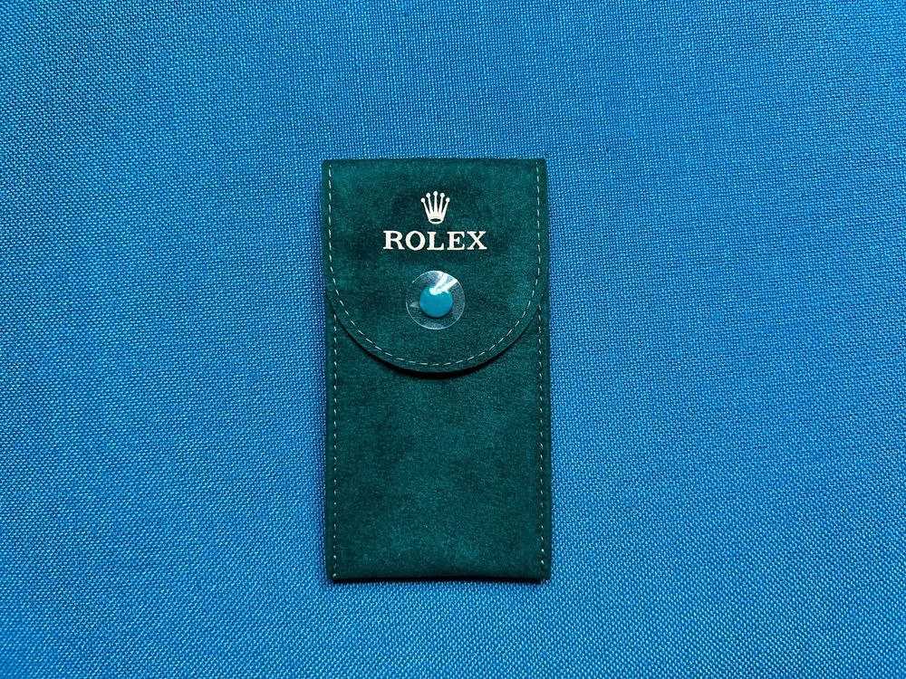 ROLEX GREEN POUCH NEW - ETUI - POCHETTE DE VOYAGE - TRAVEL (Neu (gem?�ss Beschreibung)) in 