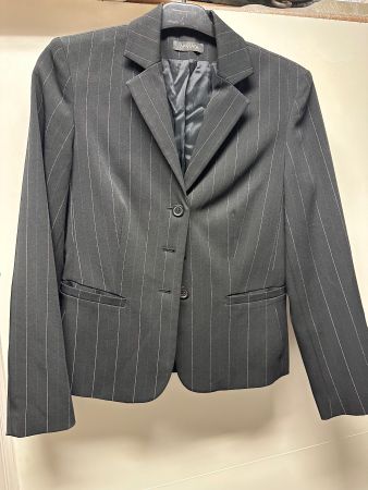 APANAGE Blazer schwarz mit Nadelstreifen 38