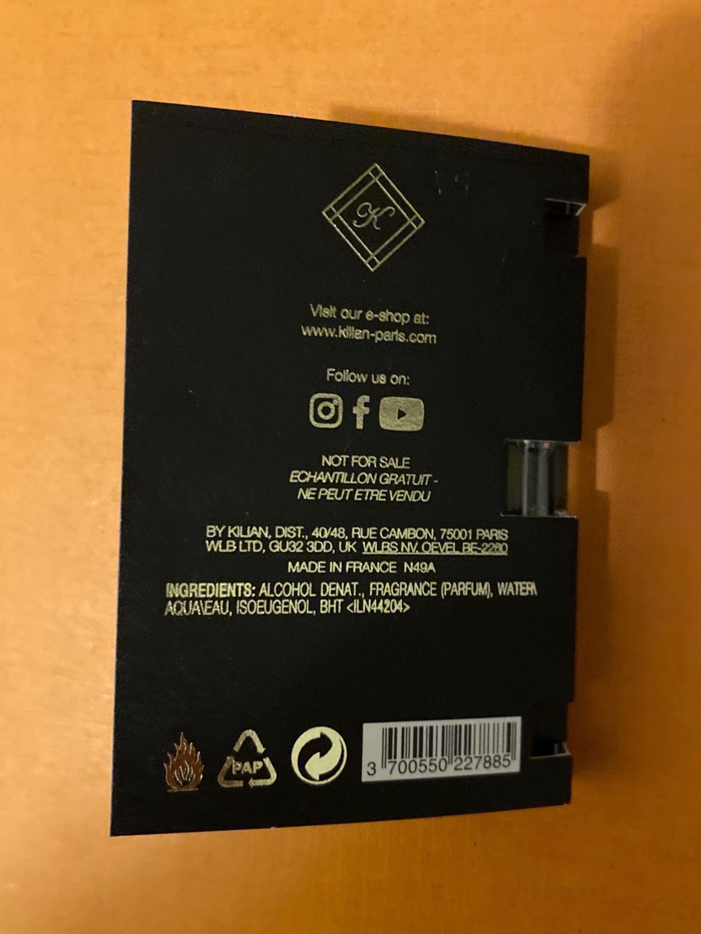 Kilian Profumi & Eau de Toilette: 1,5 ml Kilian Black Phantom Probe – Nuovo e nell'imballaggio originale da Sonnental venduto da Lothy90 2