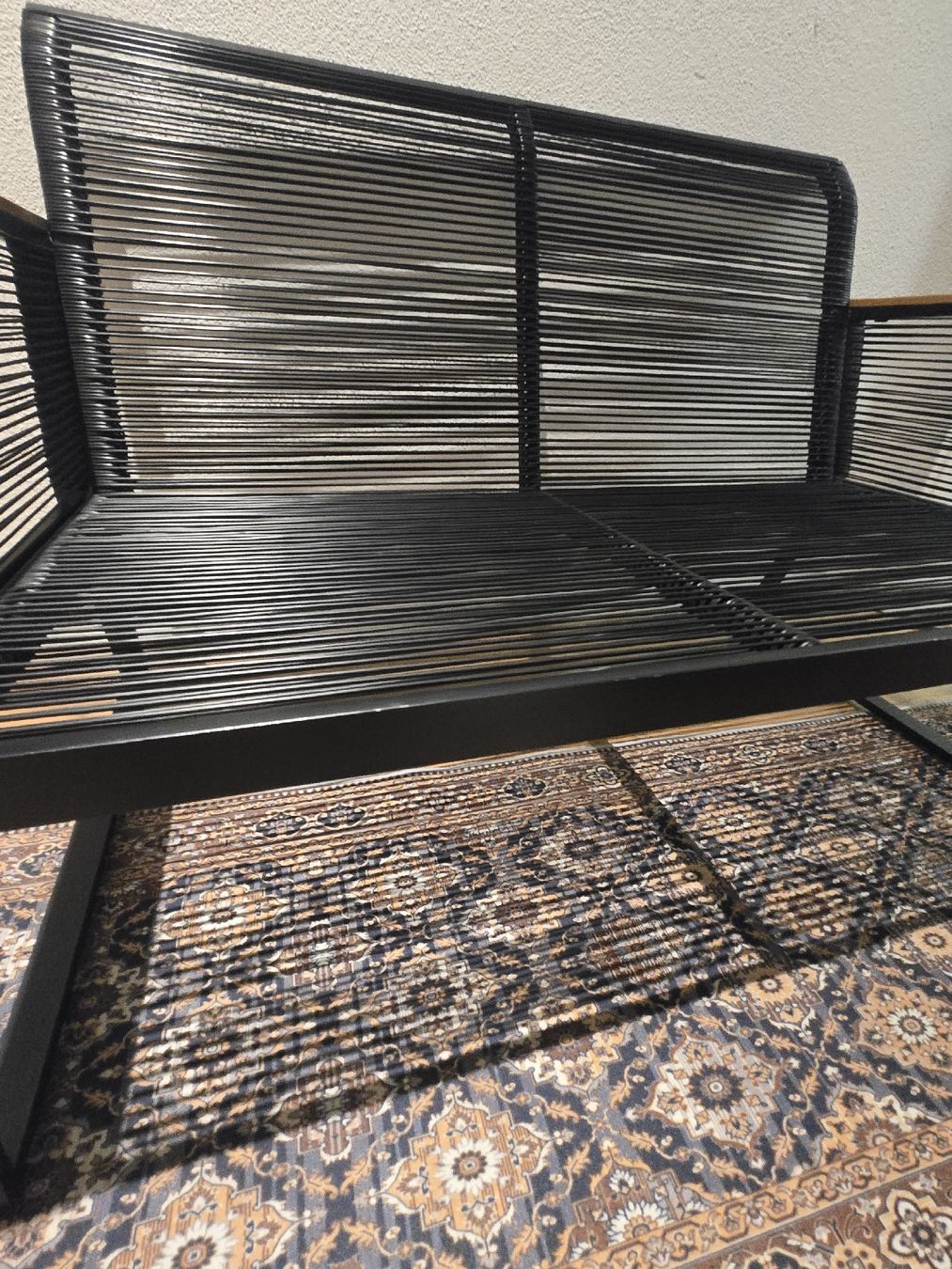 Bänke: Gartensofa 2-Sitzer schwarz – Gebraucht aus Bremgarten AG von MrReefaven 2