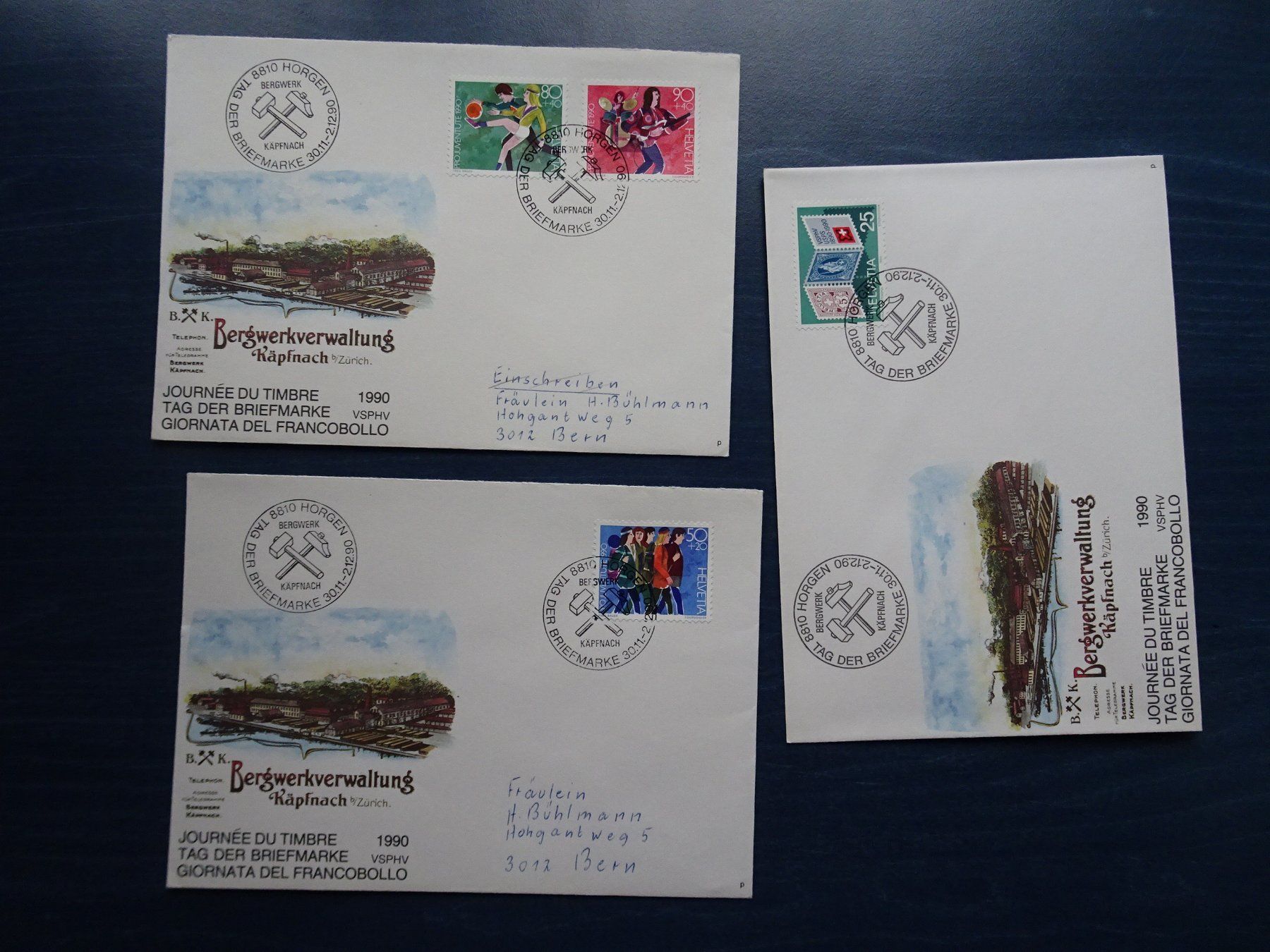 Tous les timbres: Tag der Briefmarke 1990 – D'occasion à Aadorf par Chnorli-Furz