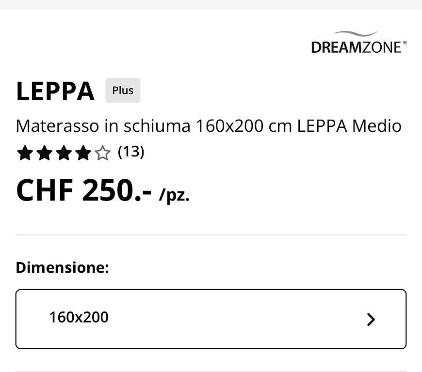 Materassi: Materasso 160x200 – Usato da Verscio venduto da stefyk23 2