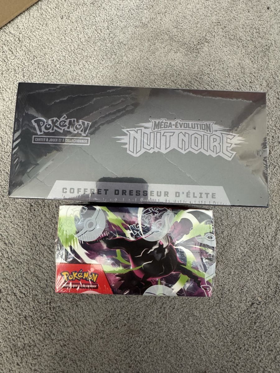 Pokémon Carte collezionabili: Pokémon ETB + Display Méga-Evolution Nuit Noir Scellés - FR – Nuovo e nell'imballaggio originale da Miège venduto da Mickit92 4