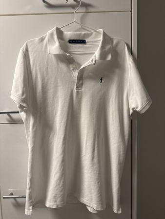 Polo Club Shirt weiss Grösse M mit Stickerei guter Zustand