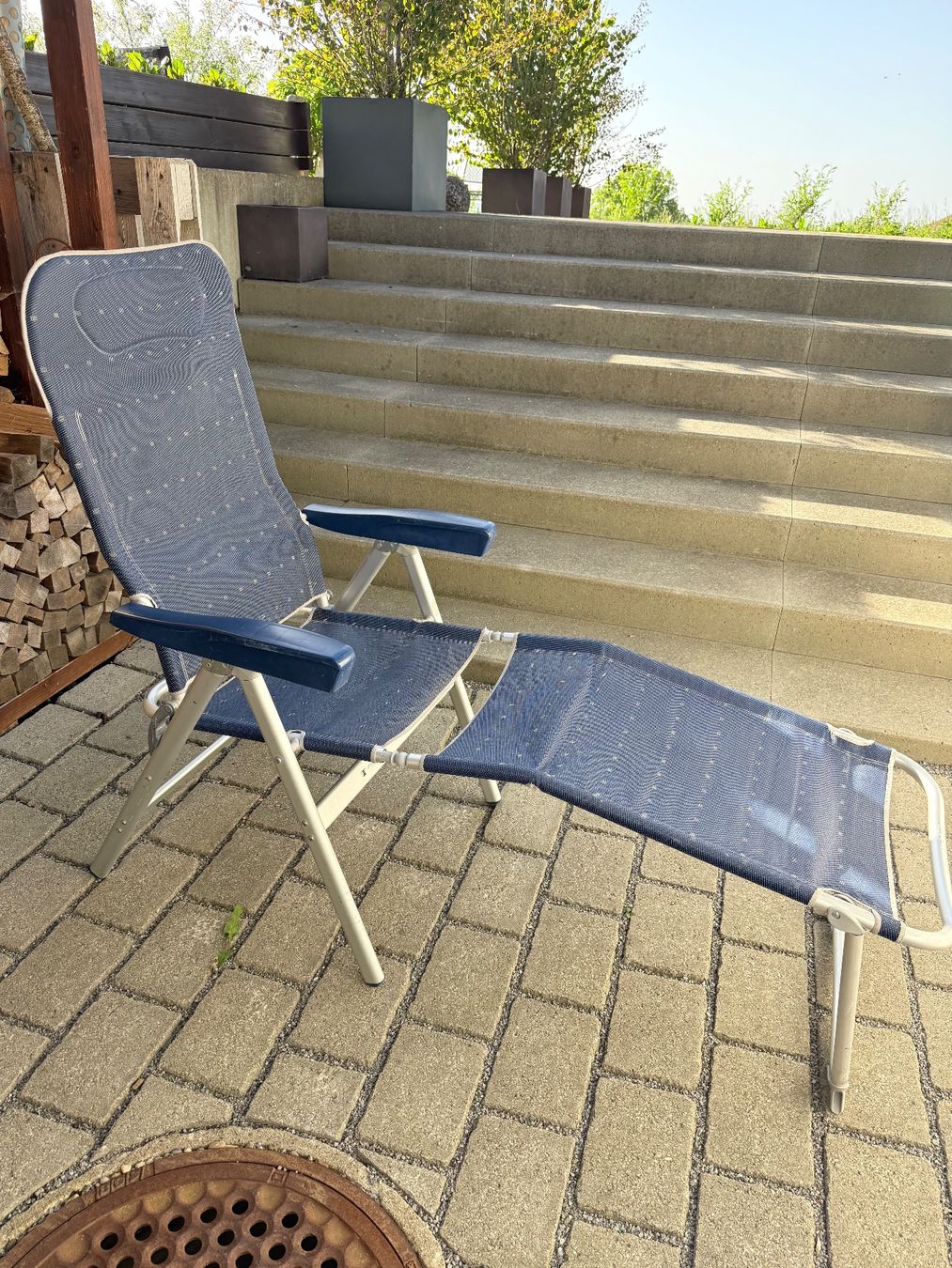 Sedie: 2 Stück Campingstühle blau – Usato da Teufen AR venduto da yle_Im8x