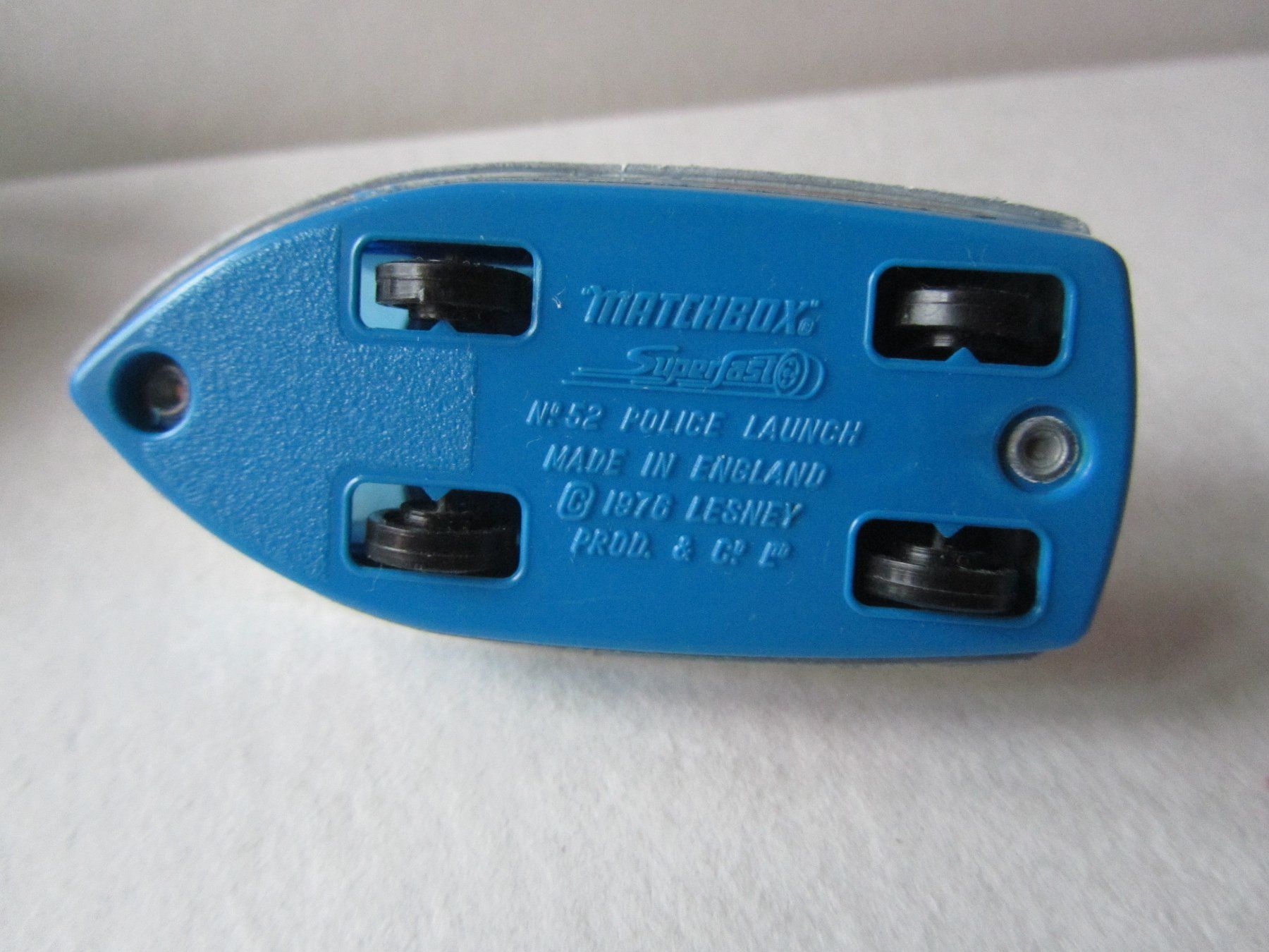 Matchbox Modellini d'auto: Police Launch, Matchbox Superfast, Nr. 52B - unbespielt – Usato da Weiningen ZH venduto da dietsch57 6