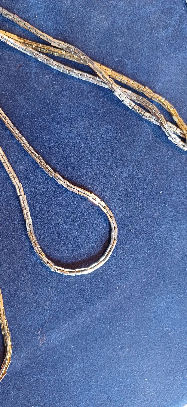 Catenine: 4 Fach Kette Gold silberfarbig – Usato da Flawil venduto da Naphtali 2