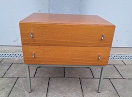 Vintage Nachttisch von Brasilia Werk 2 schublade 1960er