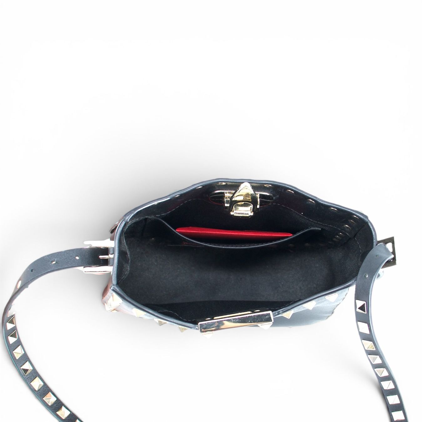 Valentino Borse da donna: Valentino Rockstud Umhängetasche schwarz – Usato da Binningen venduto da Designerlabels 4