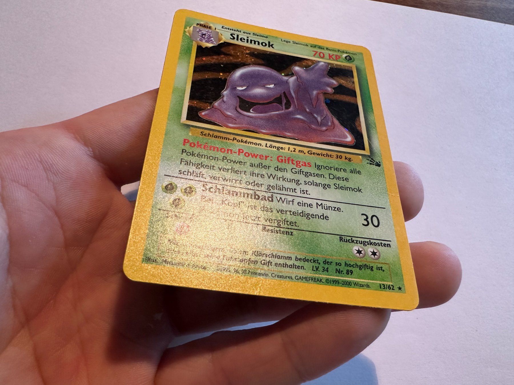 Pokémon Carte collezionabili: Sleimok holo Fossil DE – Usato da Hagendorn venduto da Pokecollectorch 1