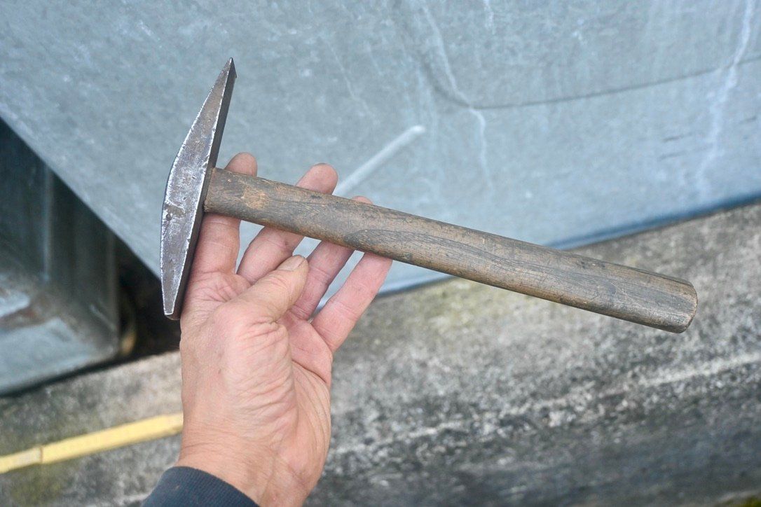 Alle Werkzeuge: antiker Sickenhammer punziert 78 länge 28cm – Gebraucht aus Pfaffhausen von mono_rec 6