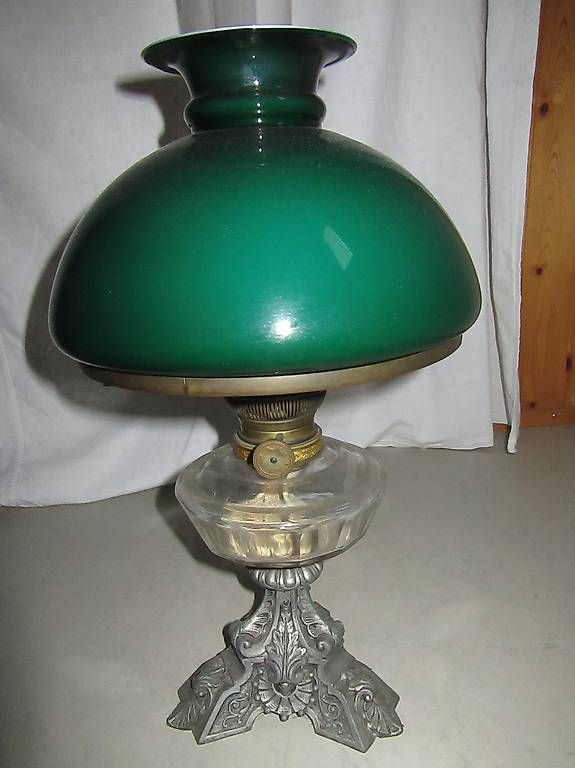 Lampen: Petroleumlampe antik, Jugendstil – Gebraucht aus Winterthur von q6cq4