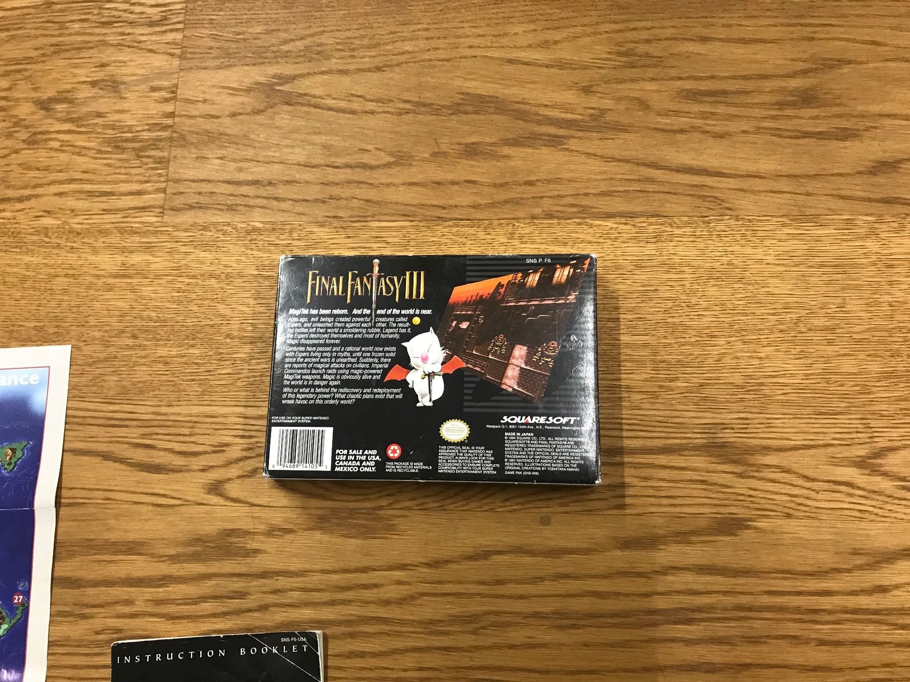 Nintendo Spiele: Final Fantasy III SNES NTSC – Gebraucht aus Schenkon von  1