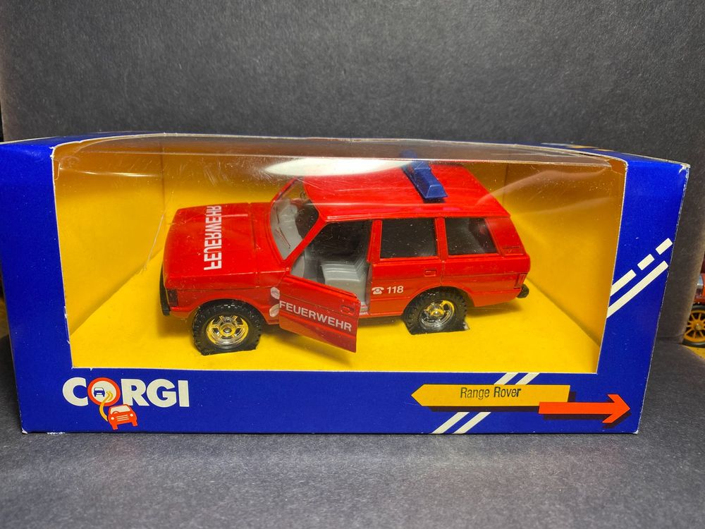Corgi Range Rover Feuerwehr 118 Schweiz OVP (Neu und originalverpackt ...