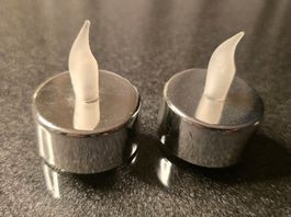 2er Set LED Teelichter, batteriebetrieben