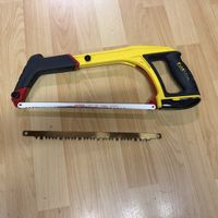 Bügelsäge Stanley FatMax mit Ersatzblatt gebrauchter Zustand