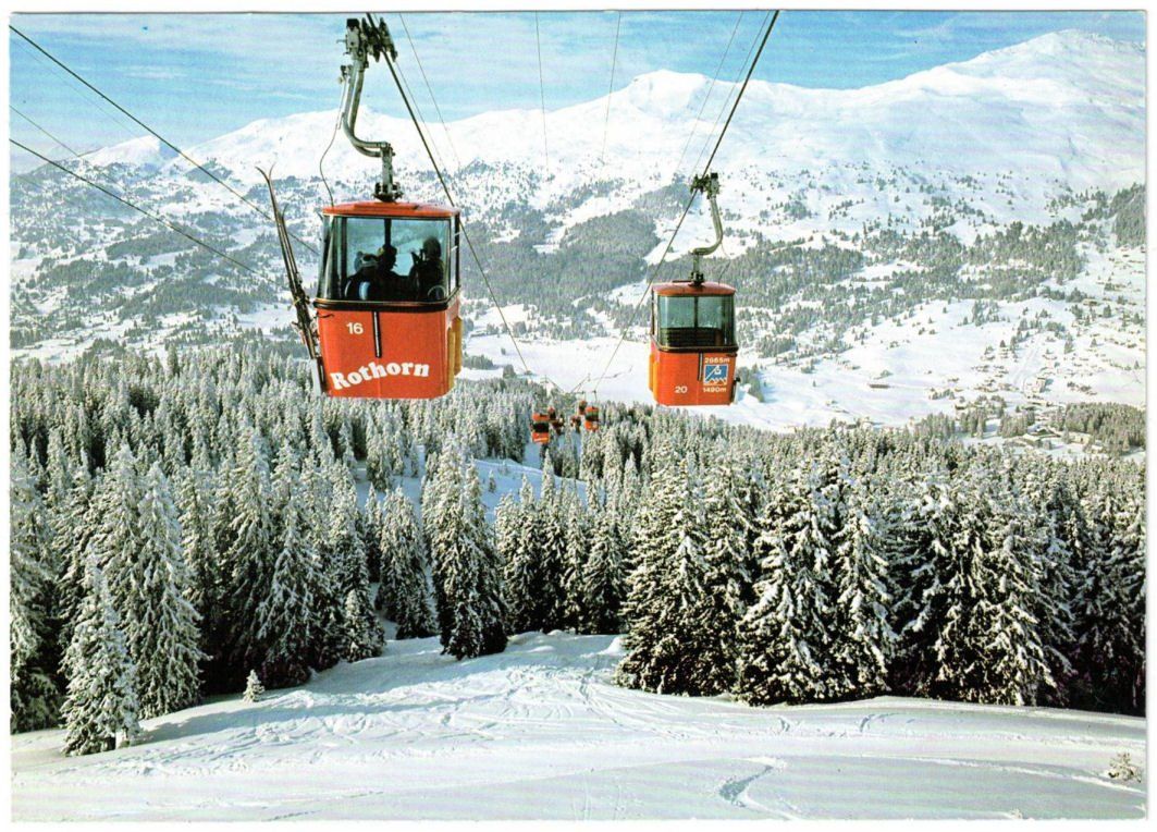 Cartoline postali: Lenzerheide - Gondelbahn – Usato da Binningen venduto da Mountainrider