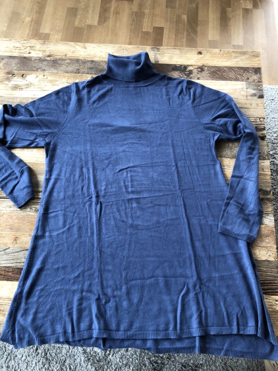 Ellen Amber Maglioni & Felpe: Blauer Rollkragenpullover lang ellen amber Gr. XL – Usato da Münsingen venduto da est_s6vf
