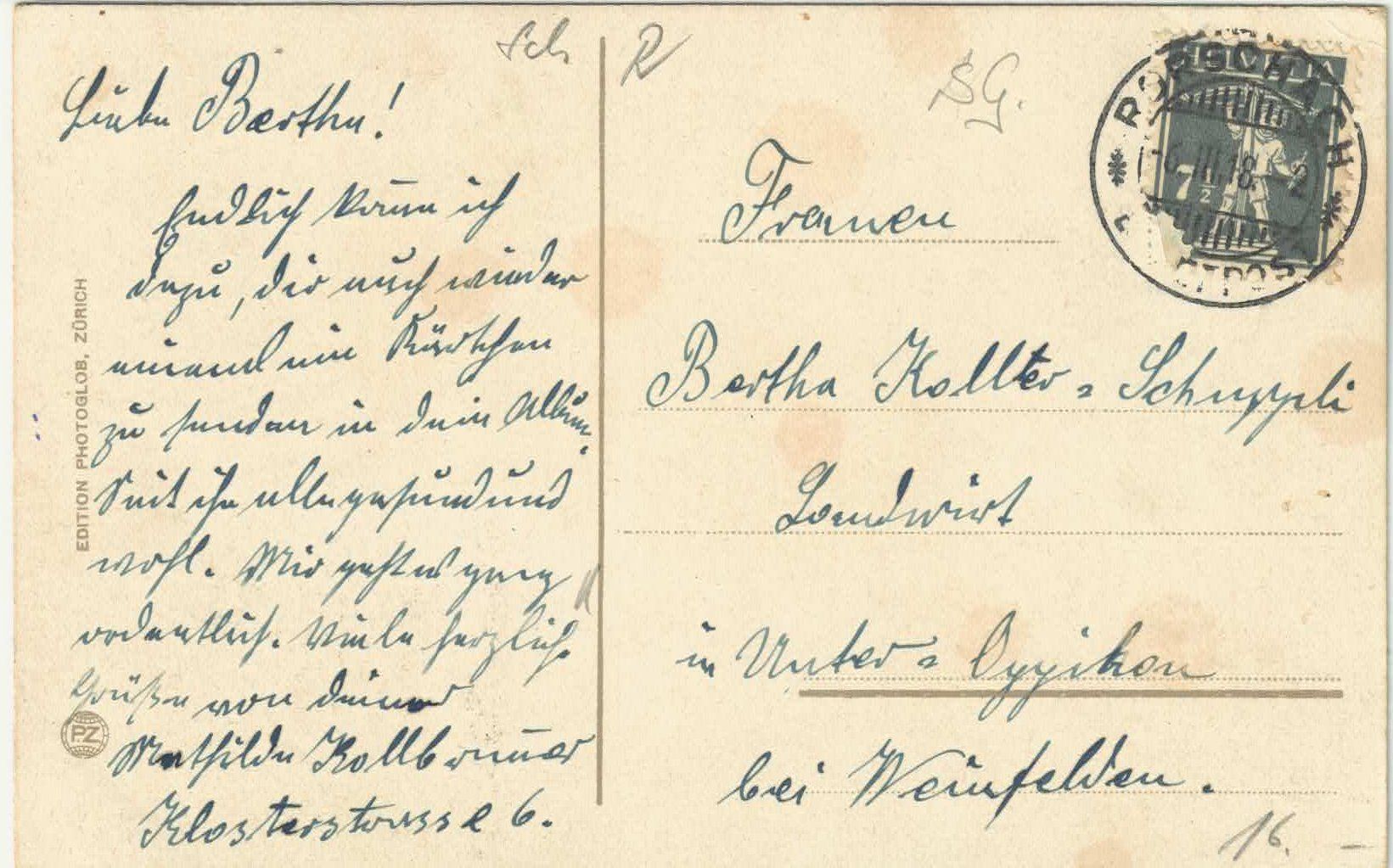 Cartoline postali: Rorschach - Hafen - Litho – Usato da Ettingen venduto da Kartenplanet 1