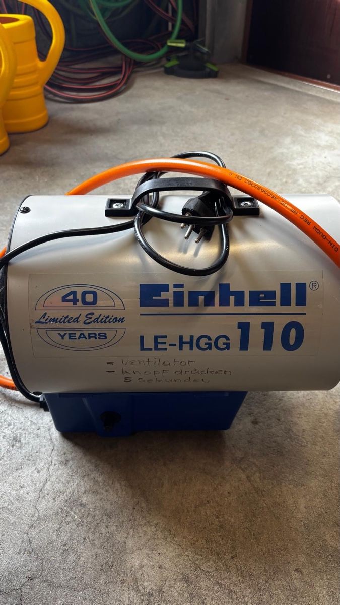 Einhell Radiateurs: Heissluftgenerator Einhell LE-HGG 110-CH 9.5 kW – D'occasion à Grellingen par NaMar25