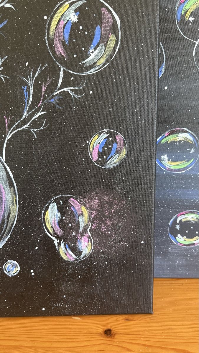 Gemälde: Bubble Code - einzigartiges Bild - Acryl auf Leinwand – Neu und originalverpackt aus Münchwilen TG von rub_2tff 2