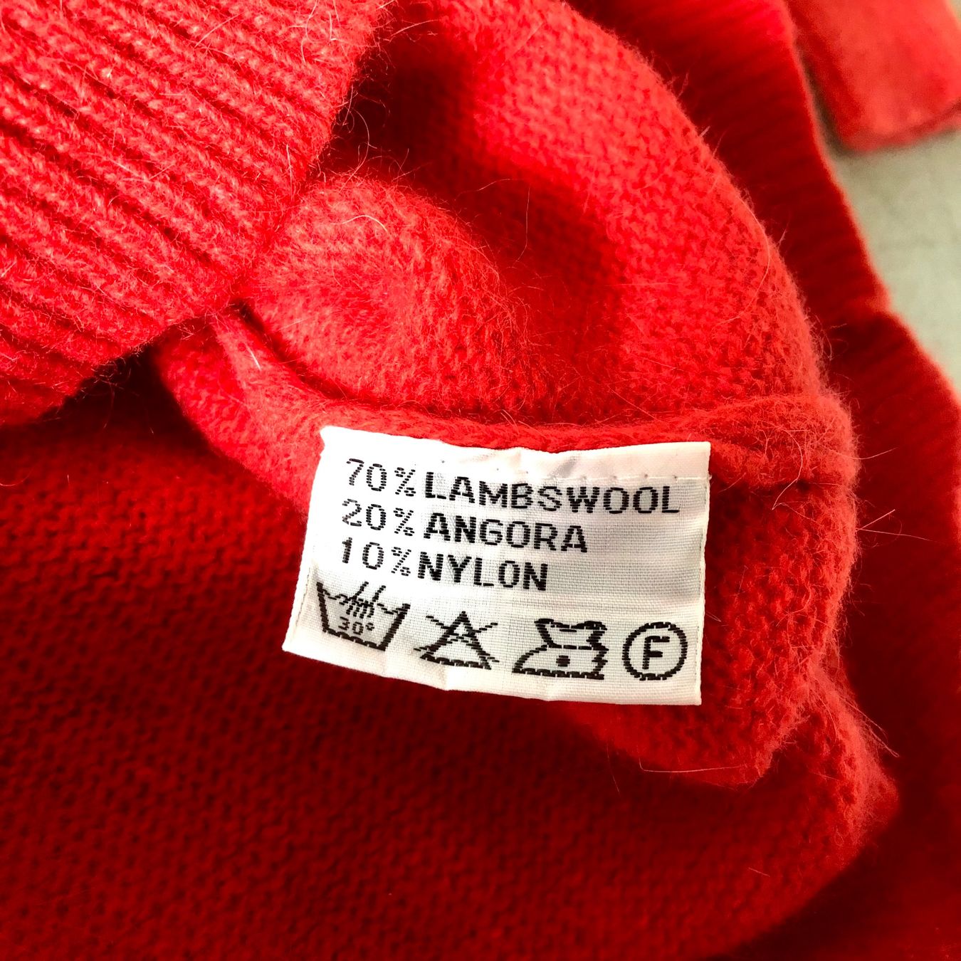 Maglioni & Felpe: Vintage Modissa Strickpullover Wolle rot, Grösse L – Usato da Brienz BE venduto da Kokolea84 5