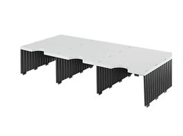%styro® Sortierstation styrodoc Jumbo, DIN C4, schwarz/grau