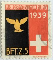 Soldatenmarke 2.WK, Brieftaubenzug 5, Wi Bft 7