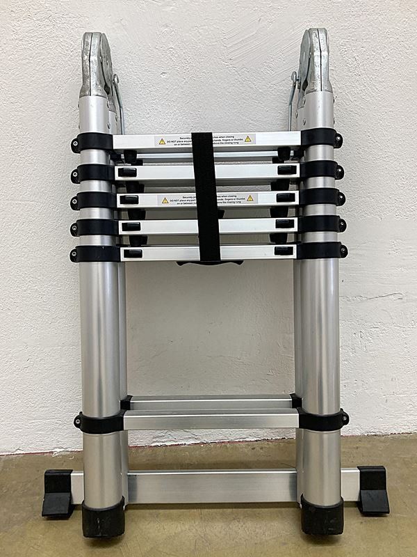 Scale: Teleskopleiter | 185cm | Aluminium | Silber – Usato da Wittenbach venduto da Restwert_St-Gallen 3
