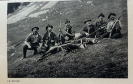 Kt. Fribourg, Gemsjäger, Jagd, Jäger,  Druck, 1934, keine AK