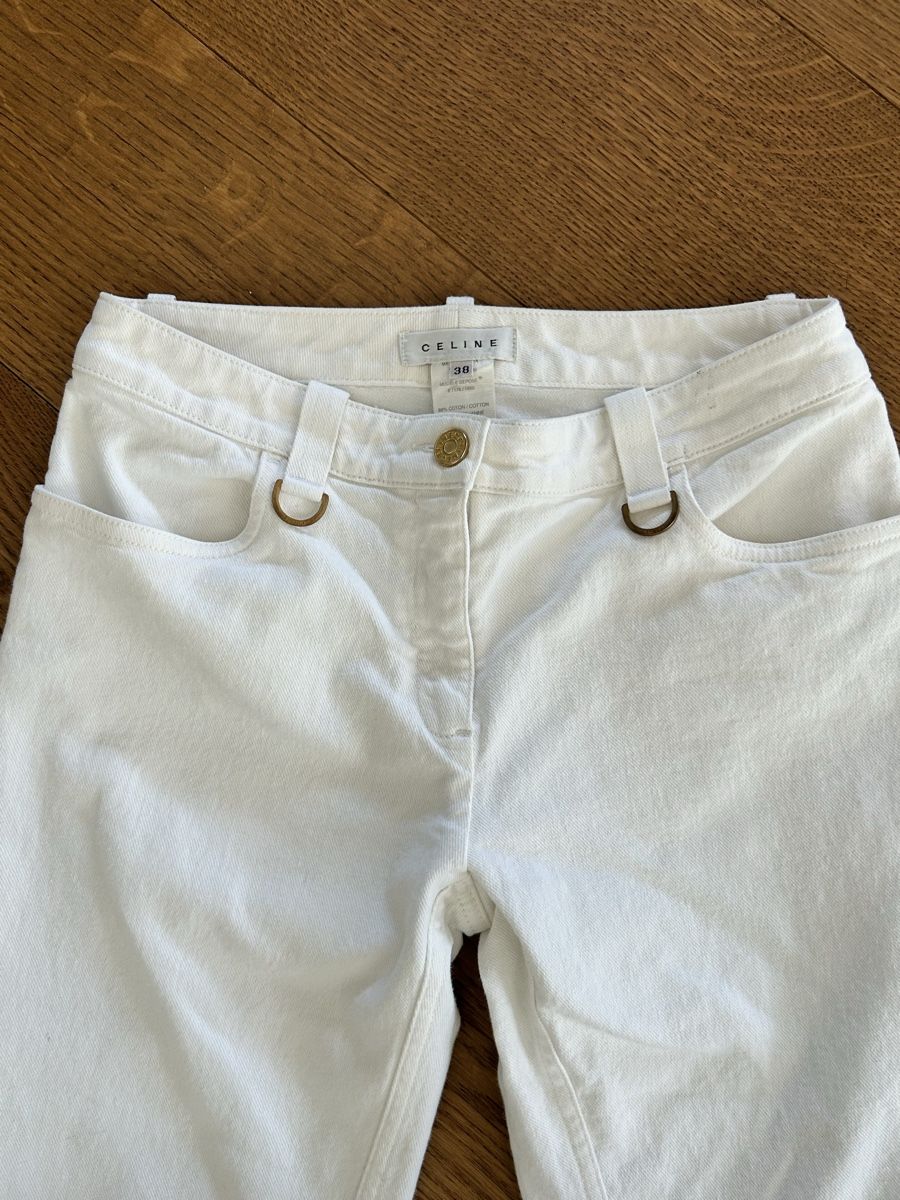 Celine Jeans: Jeans Celine blanc taille 38 – Gebraucht aus Lully VD von Garance040 4